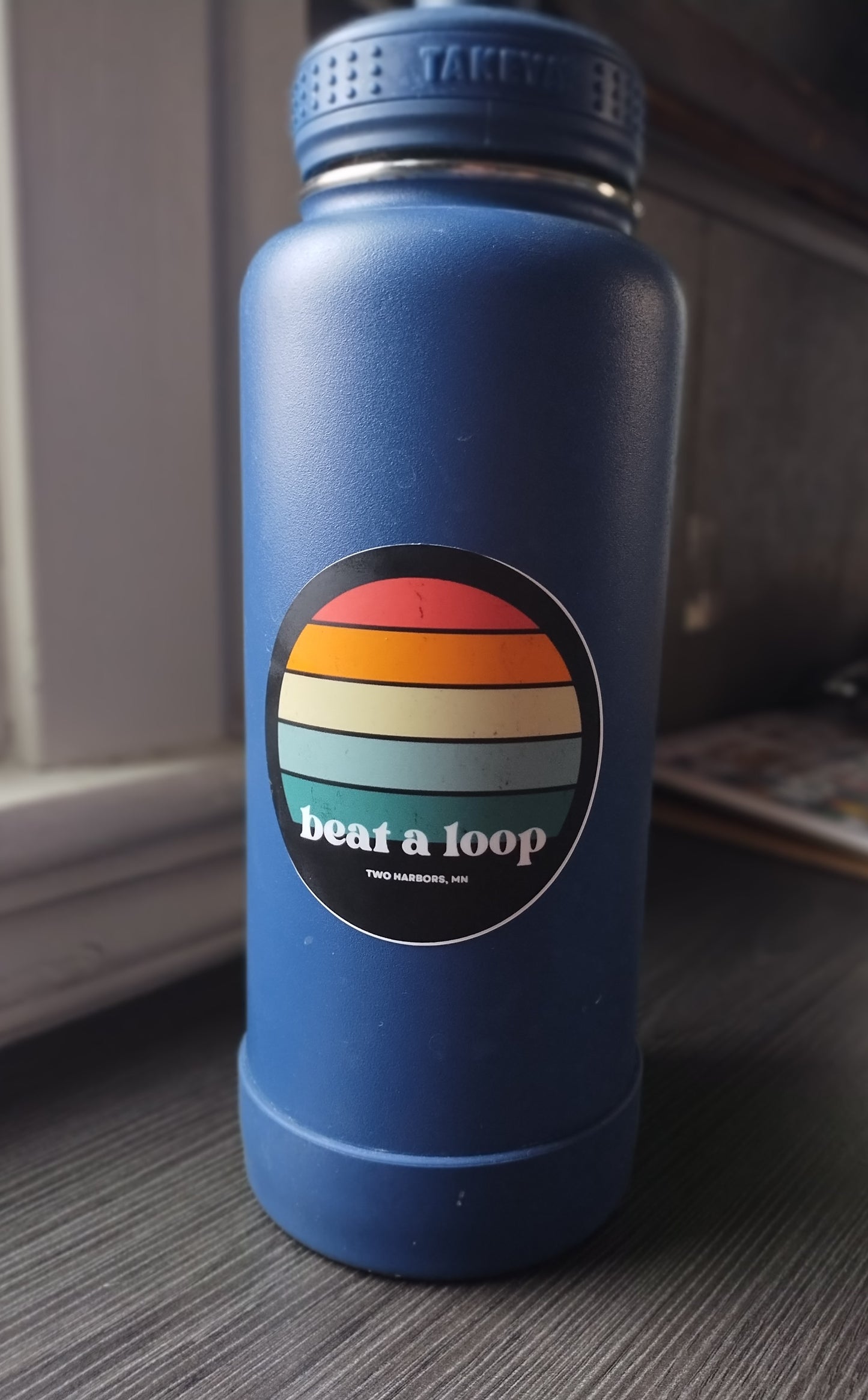 Beat a Loop Two Harbors, MN 3" Round Sticker
