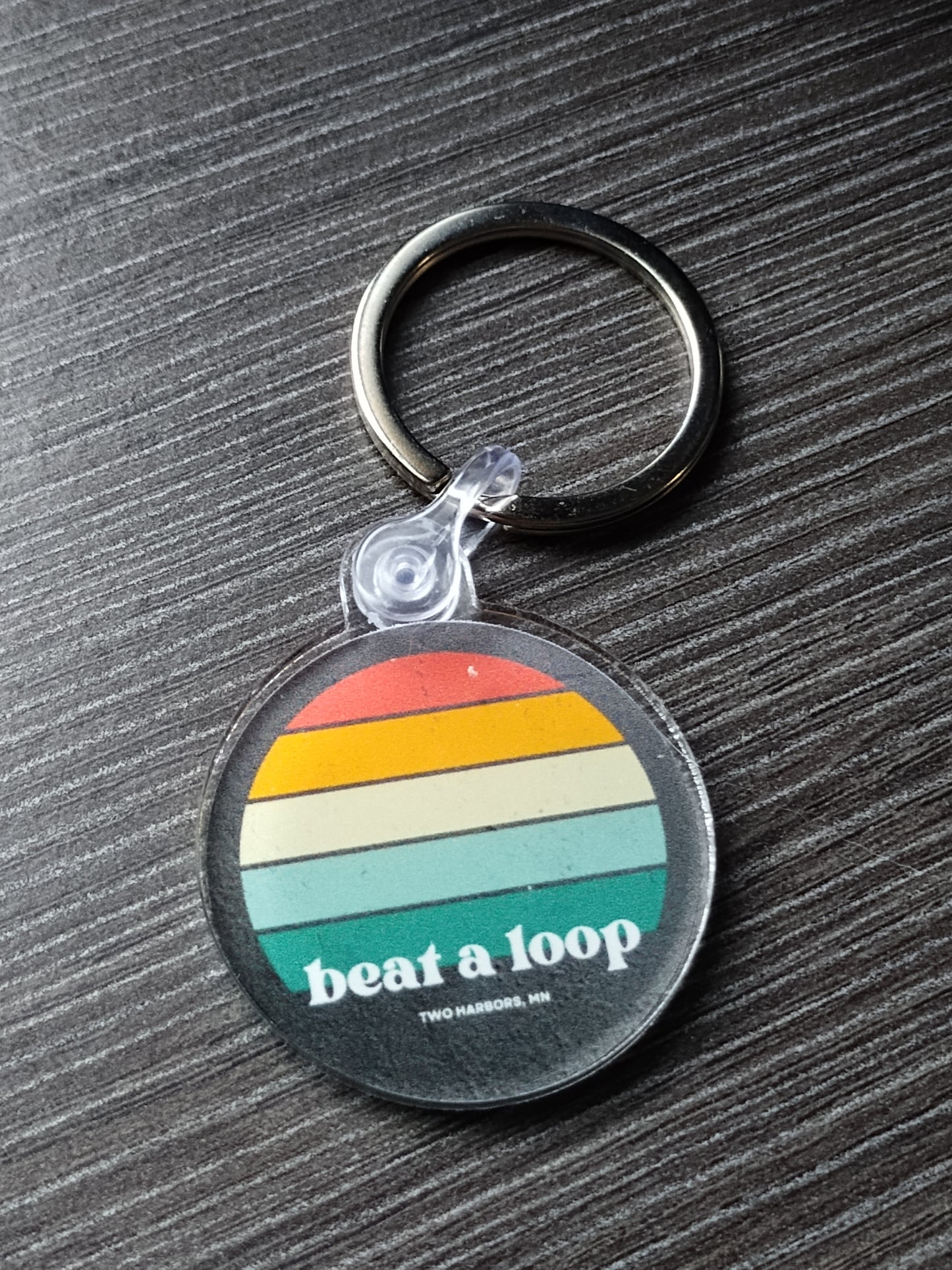 Beat a Loop keychain