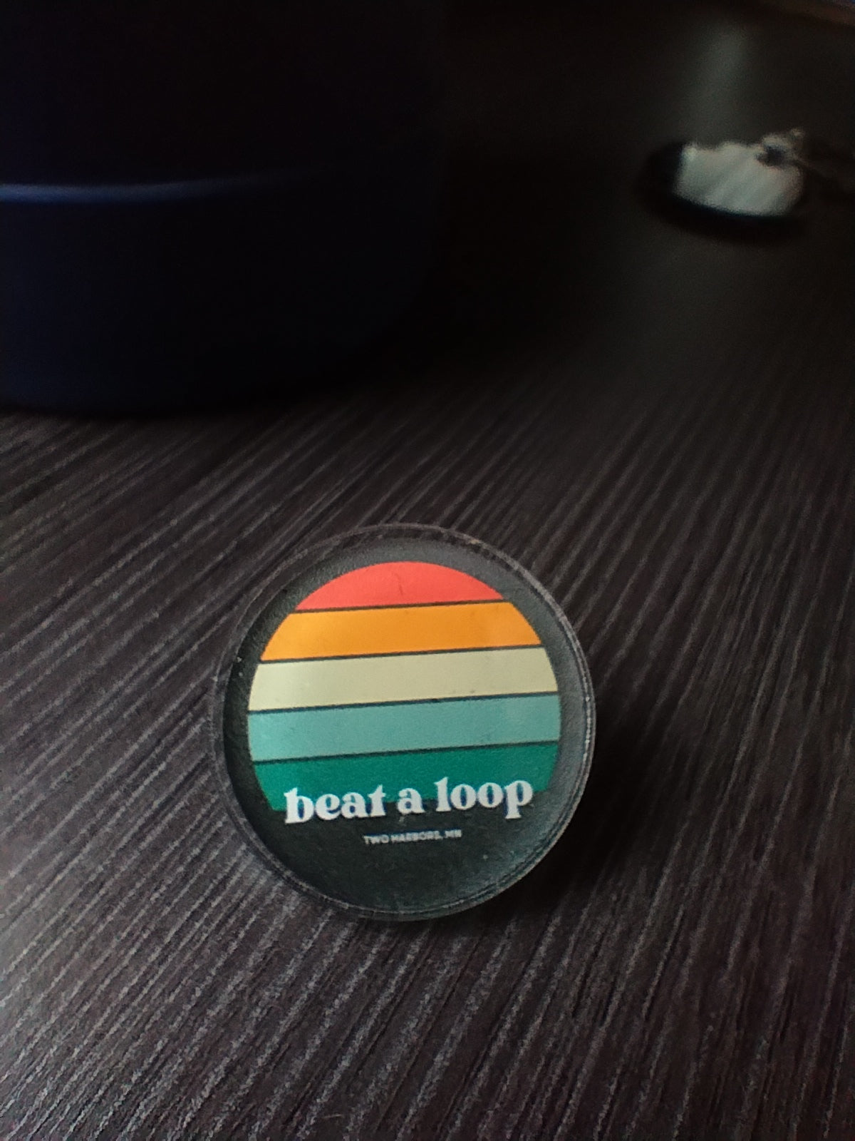 Beat a Loop Two Harbors, MN acrylic pin